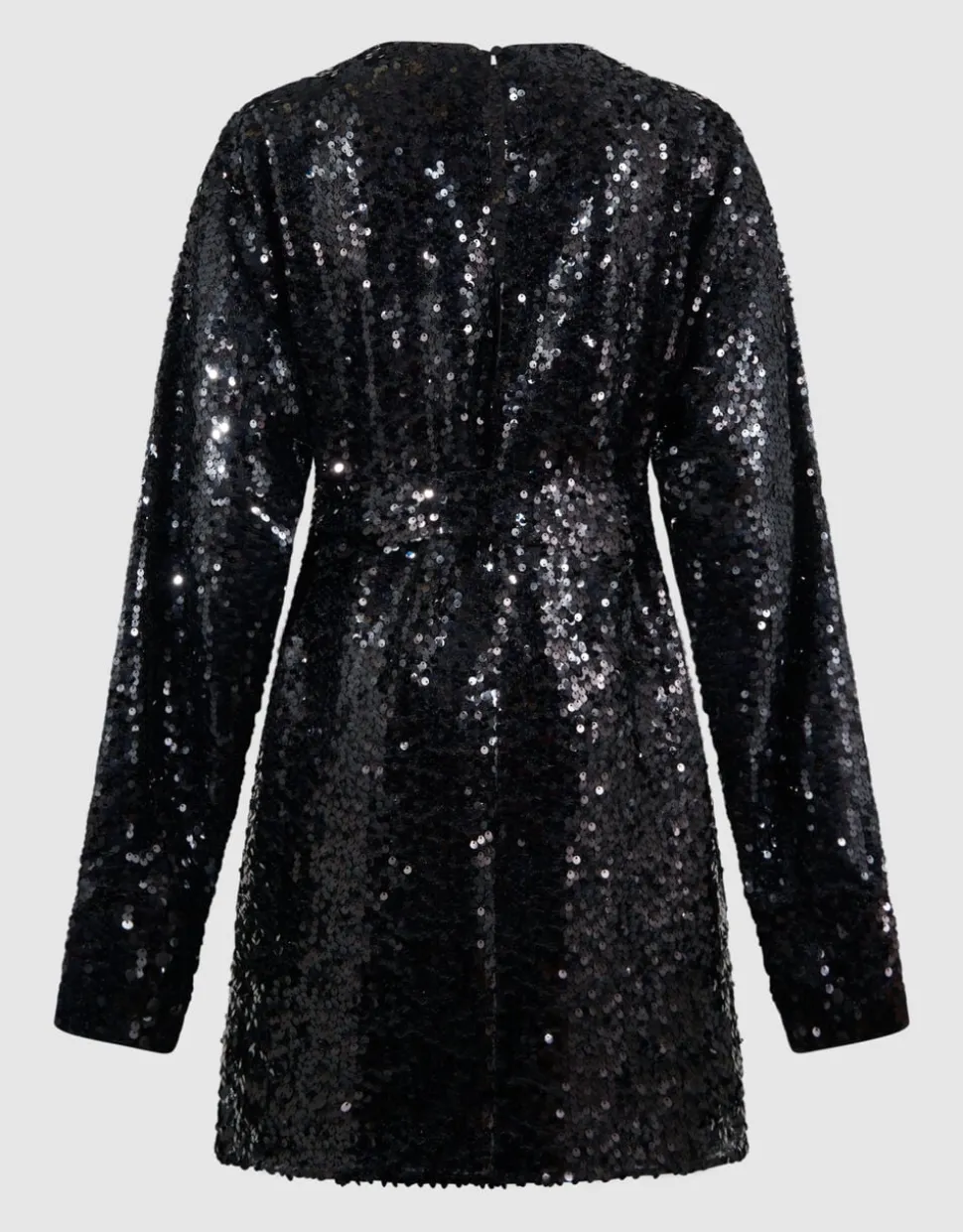 Sequin Mini Jurk Zwart
