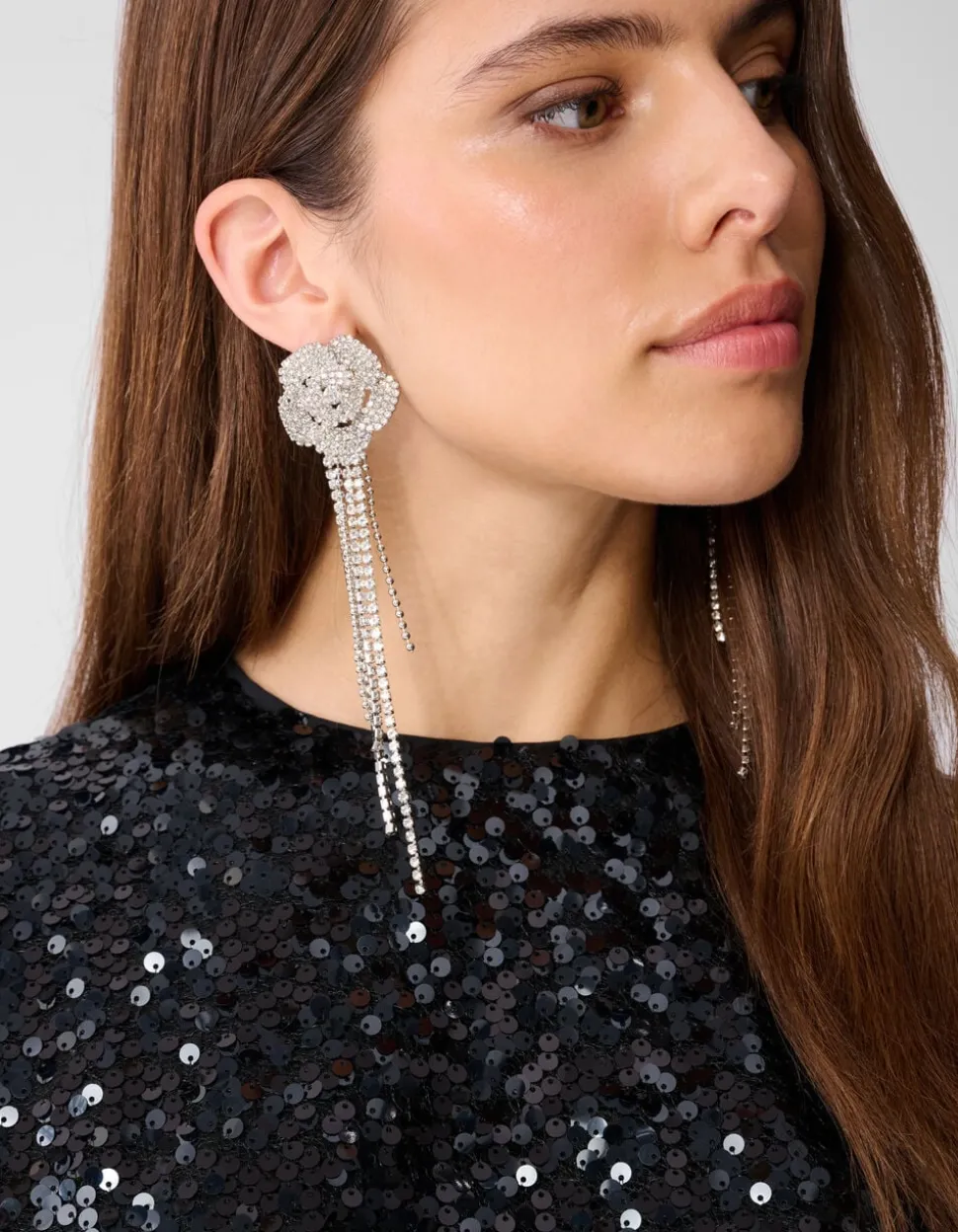 Sequin Mini Jurk Zwart