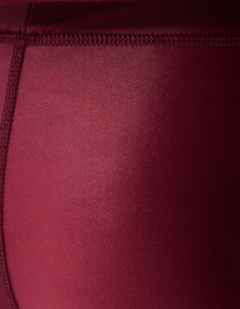 Shiny Legging Donkerrood