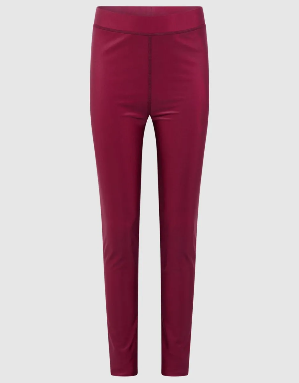Shiny Legging Donkerrood
