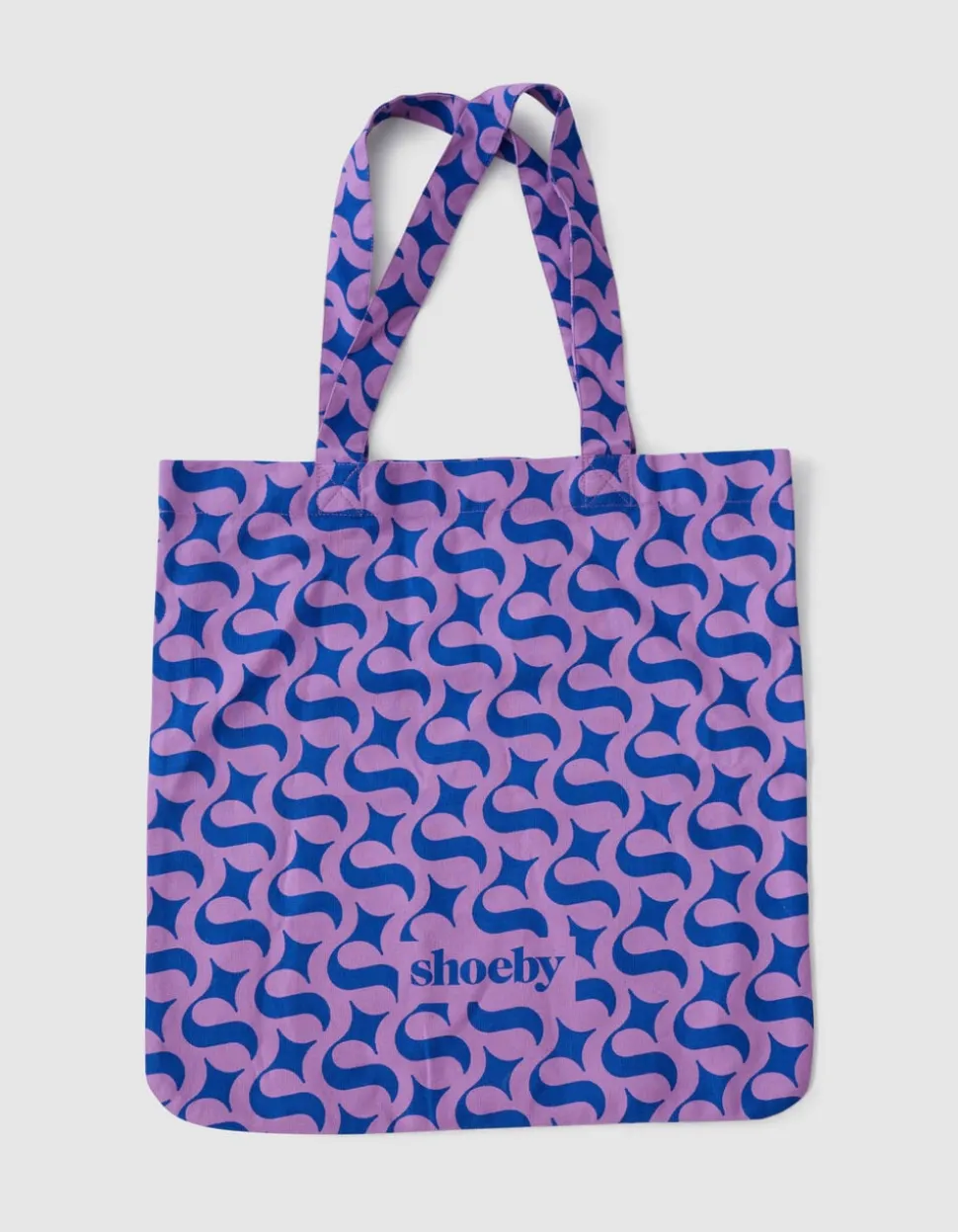 Shoeby Logo Shopper Blauw/Paars