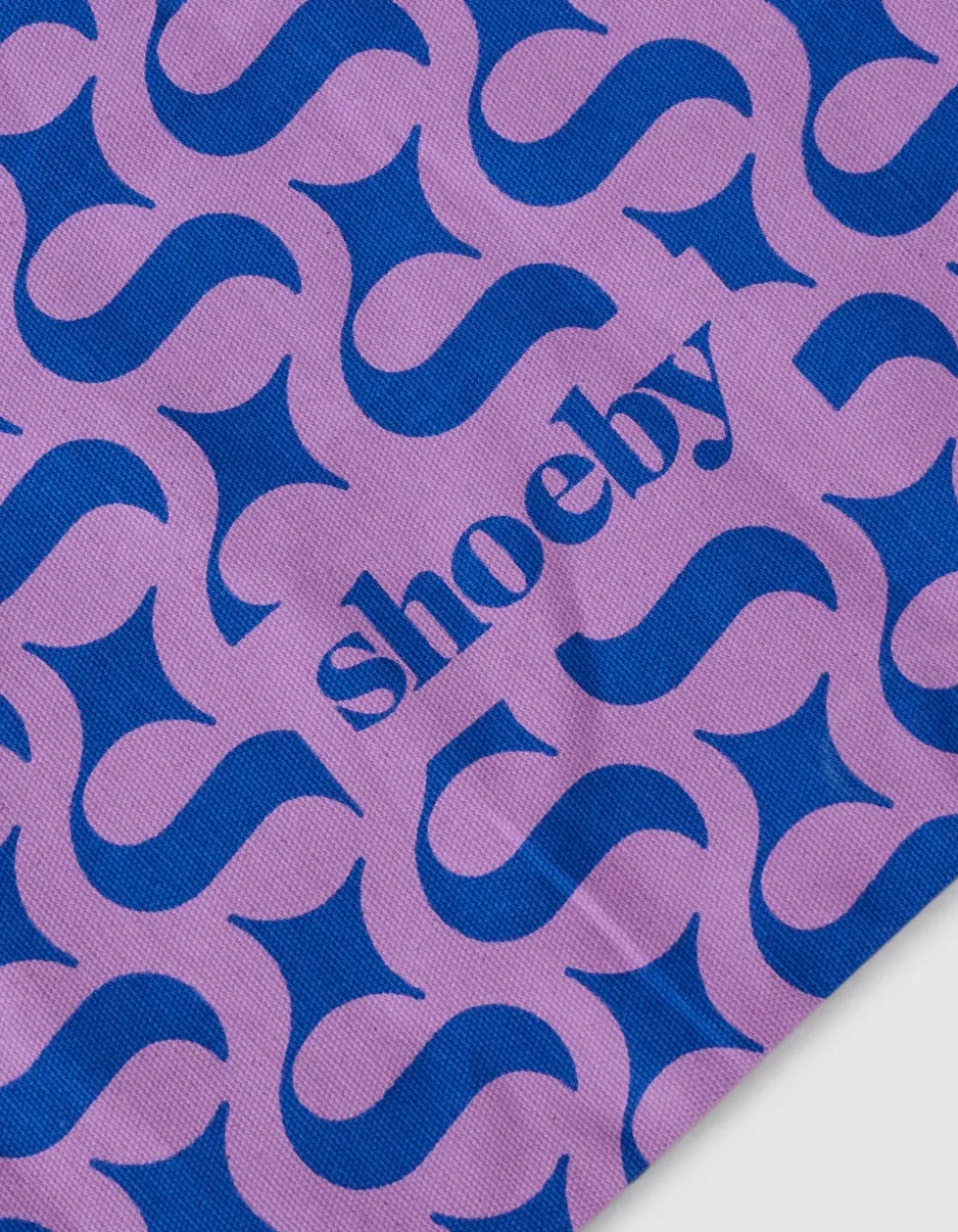 Shoeby Logo Shopper Blauw/Paars
