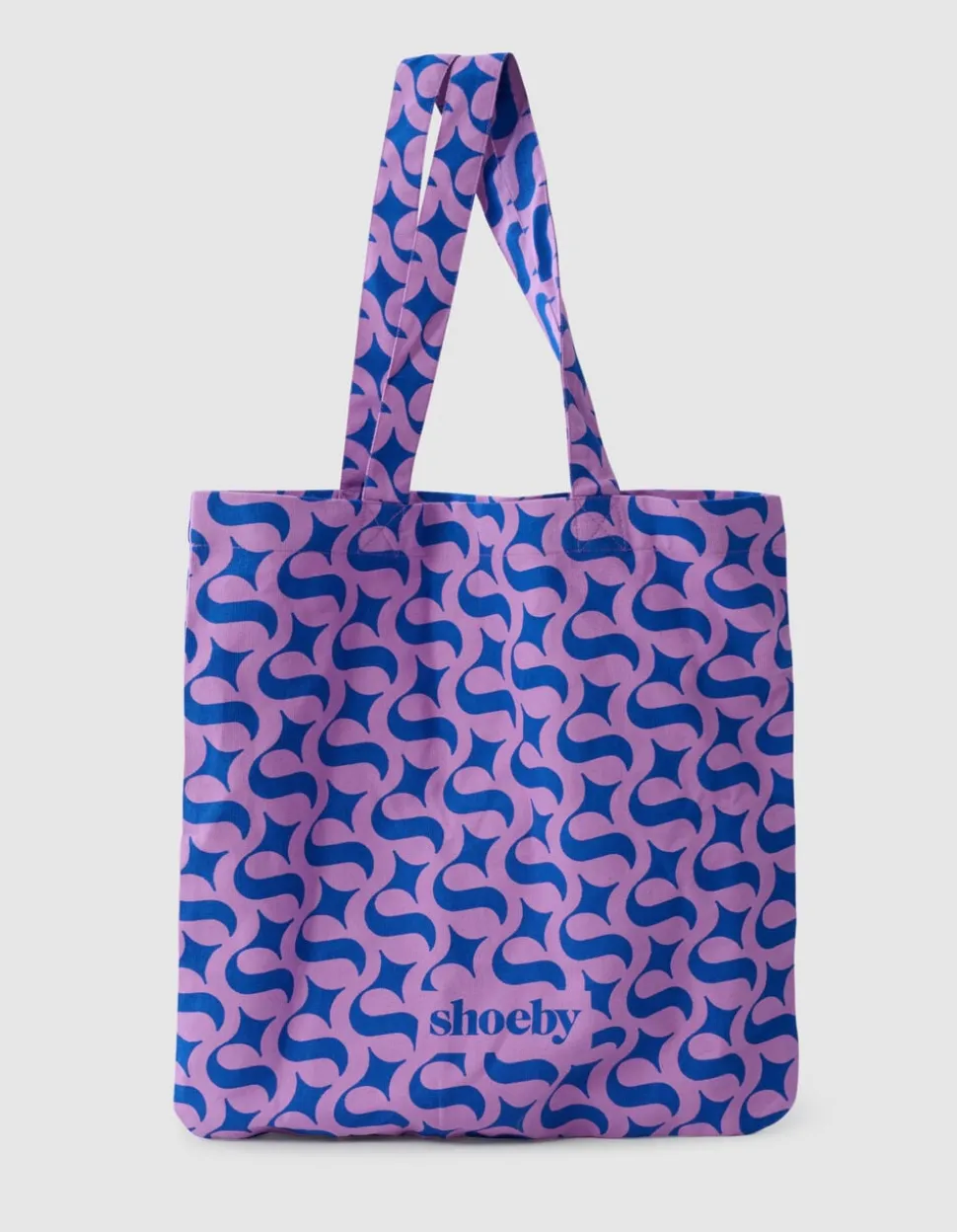 Shoeby Logo Shopper Blauw/Paars