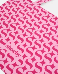 Shoeby Logo Shopper Roze
