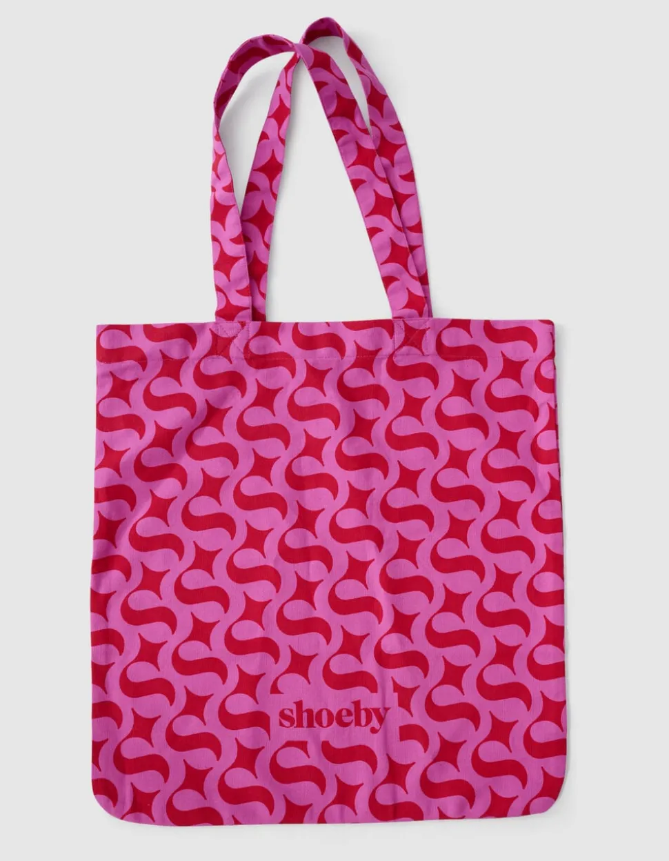 Shoeby Logo Shopper Roze/Rood