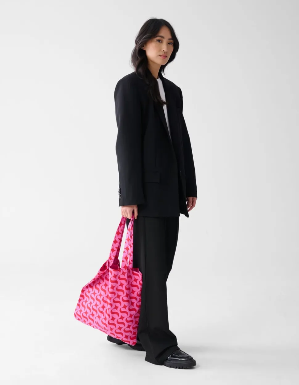 Shoeby Logo Shopper Roze/Rood