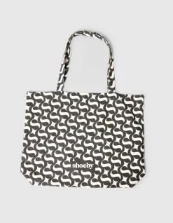 Shoeby Logo Shopper Zwart