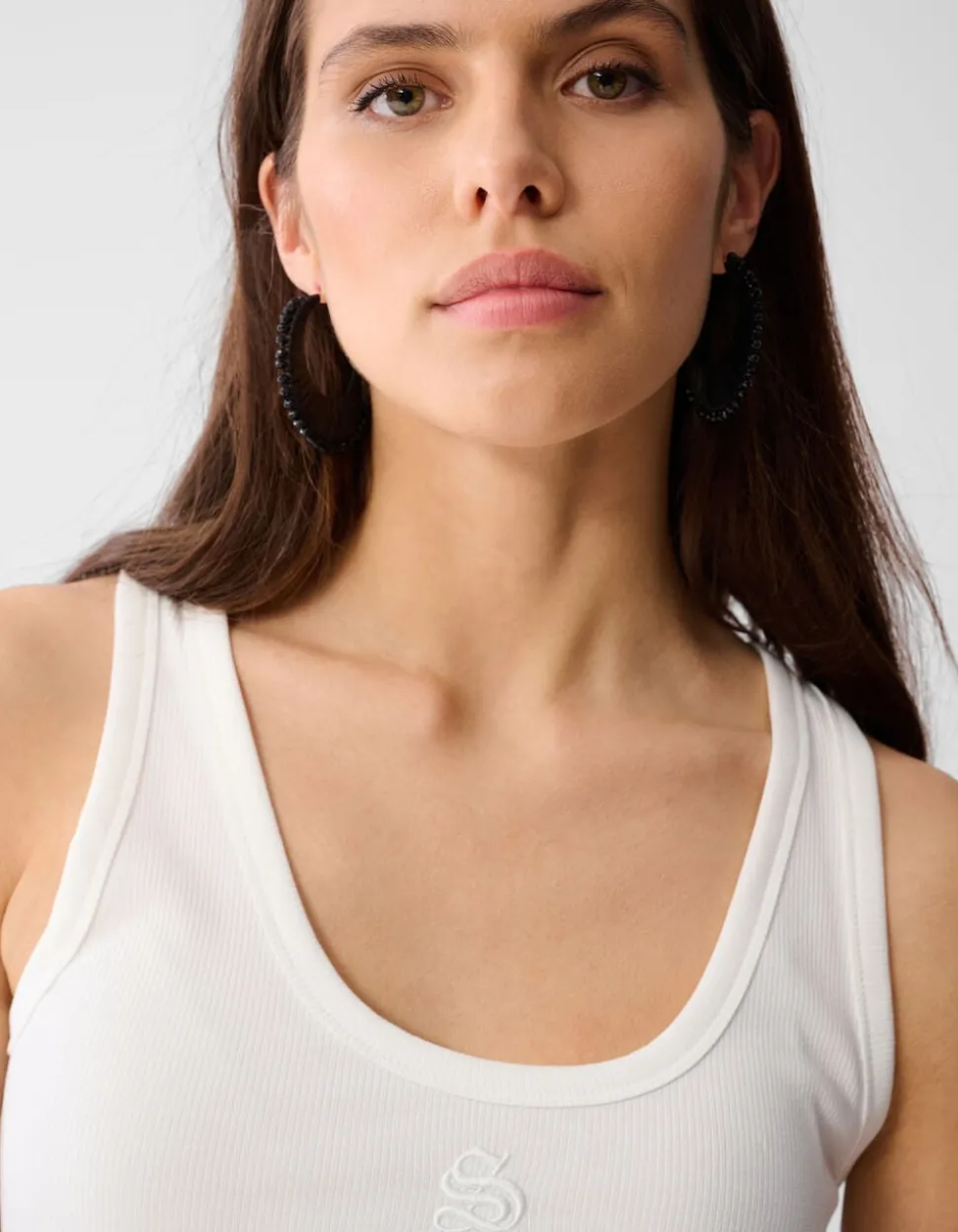 Shoeby Logo Tanktop Wit
