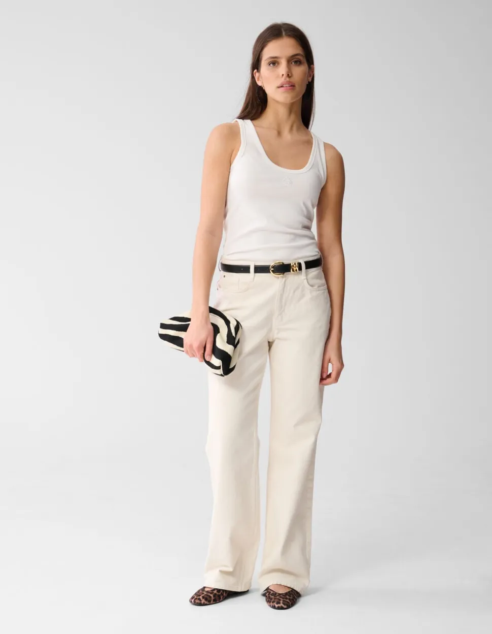 Shoeby Logo Tanktop Wit