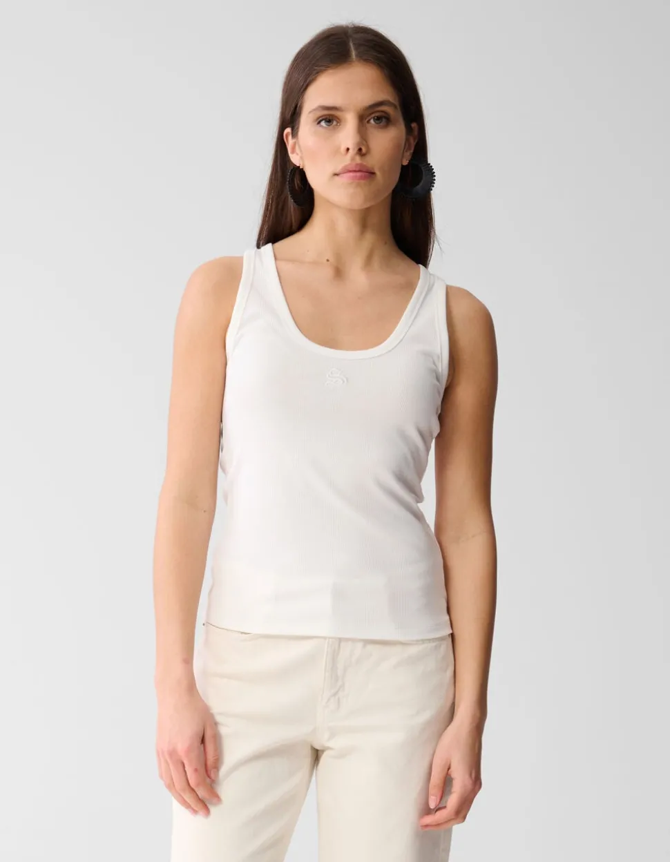 Shoeby Logo Tanktop Wit