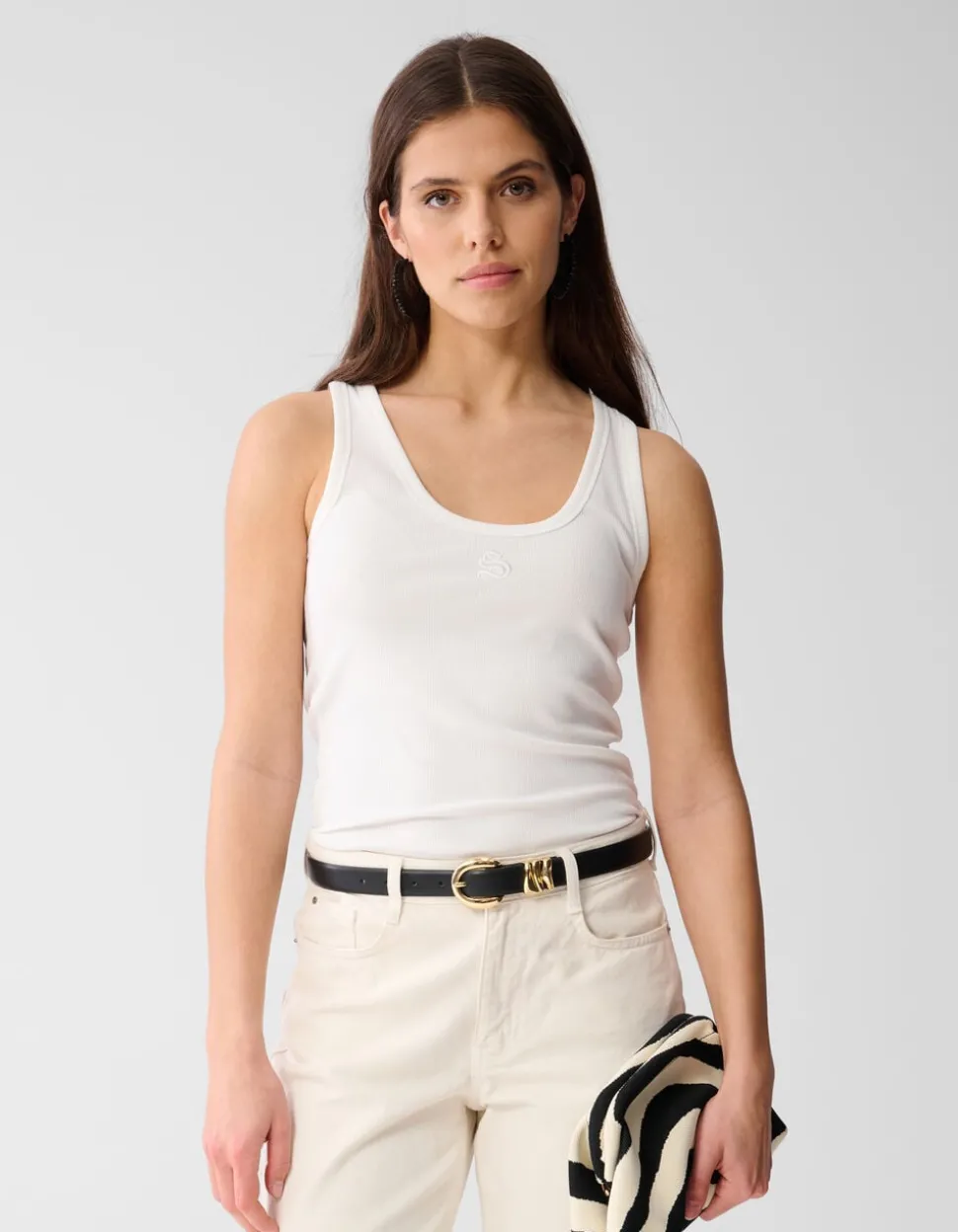 Shoeby Logo Tanktop Wit