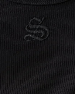 Shoeby Logo Tanktop Zwart