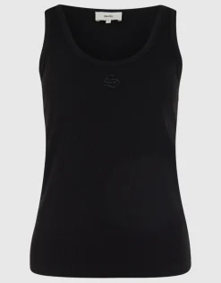 Shoeby Logo Tanktop Zwart