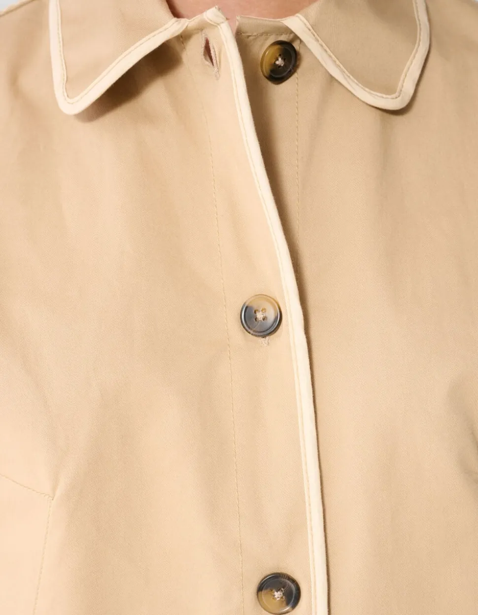 Short Sleeve Embroidery Jack Zand