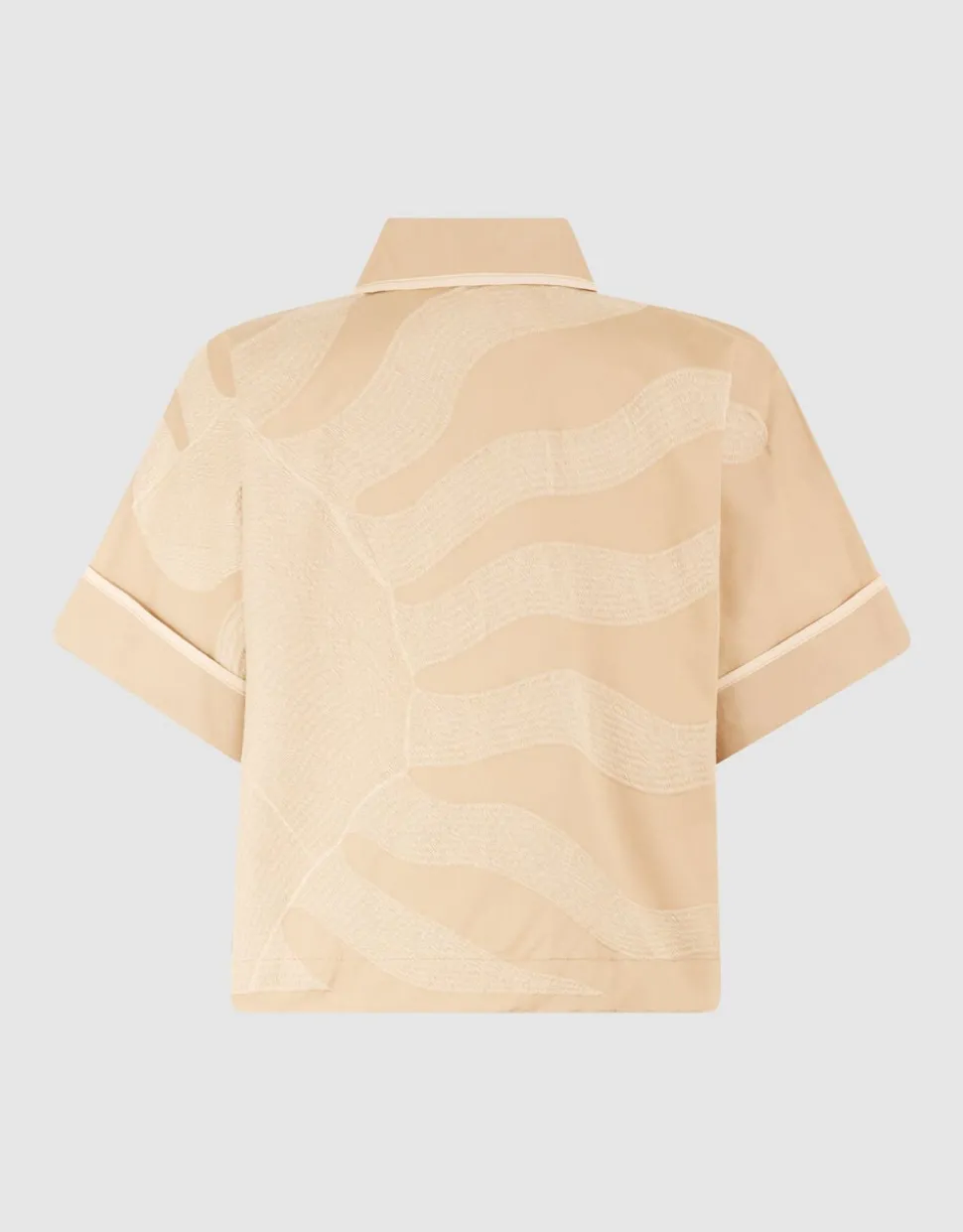 Short Sleeve Embroidery Jack Zand