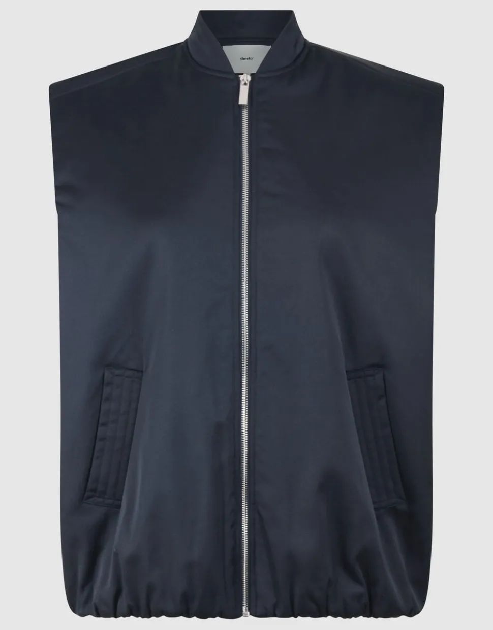 Sleeveless Bomberjack Donkerblauw