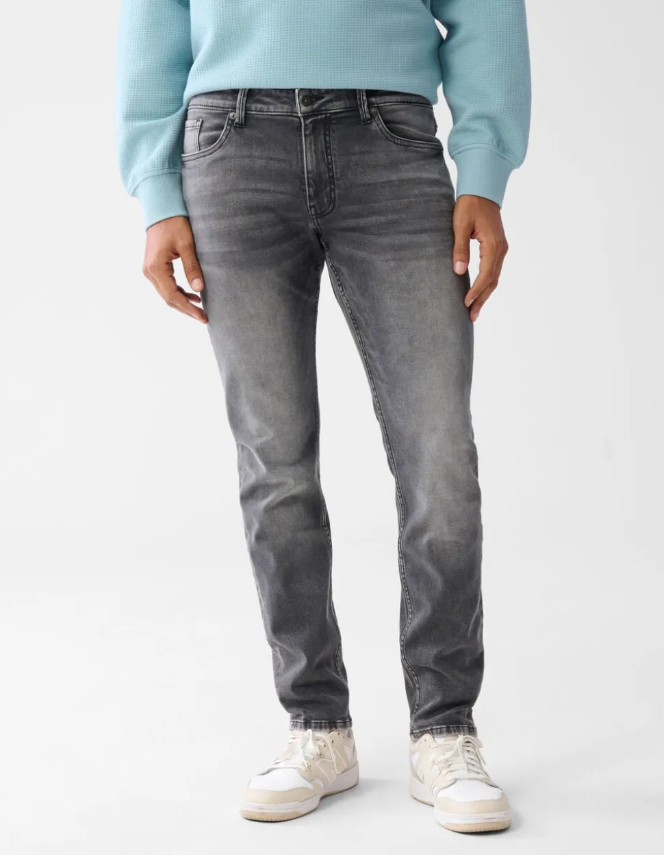 Slim Fit Jog Jeans Grijs L34