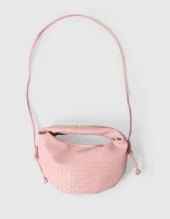 Small Braided Tas Lichtroze