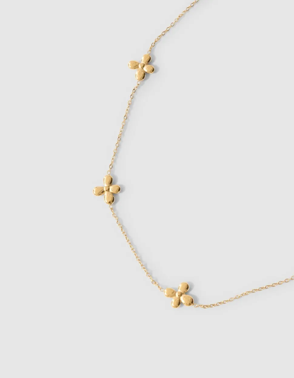 Small Flower Ketting Goud