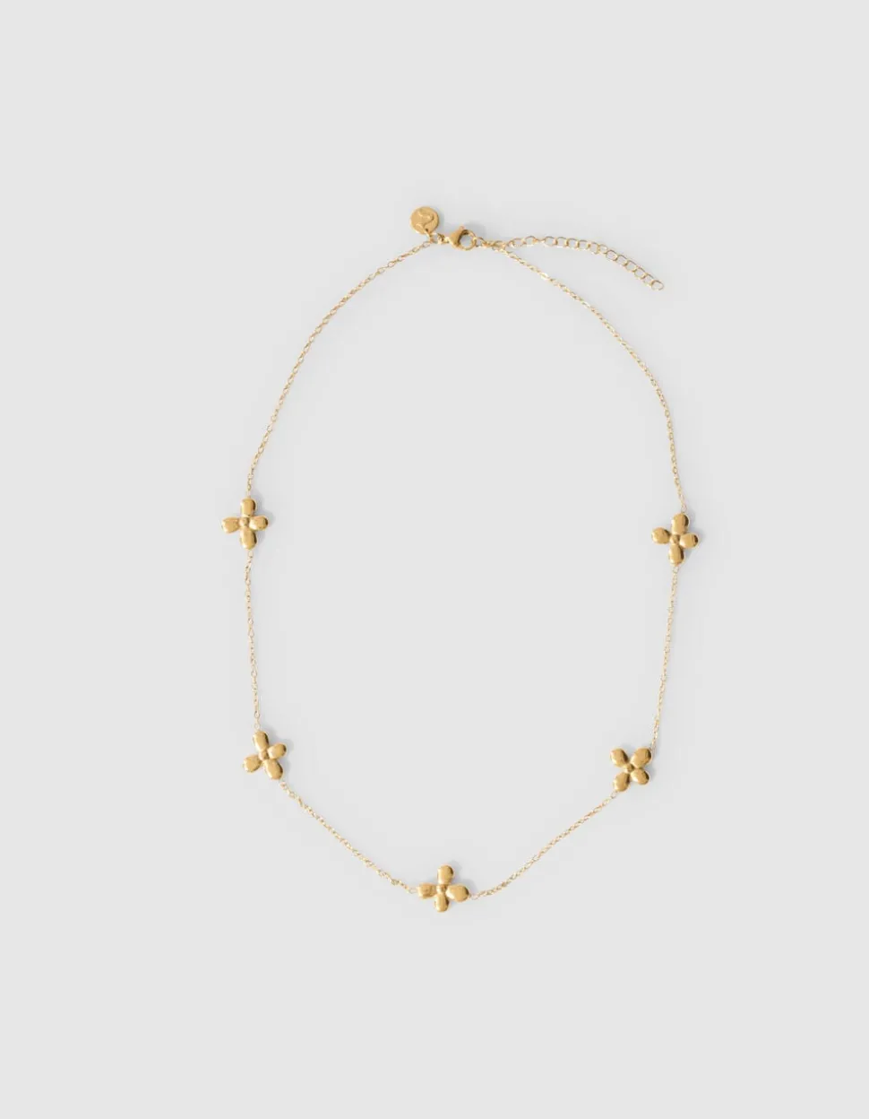 Small Flower Ketting Goud