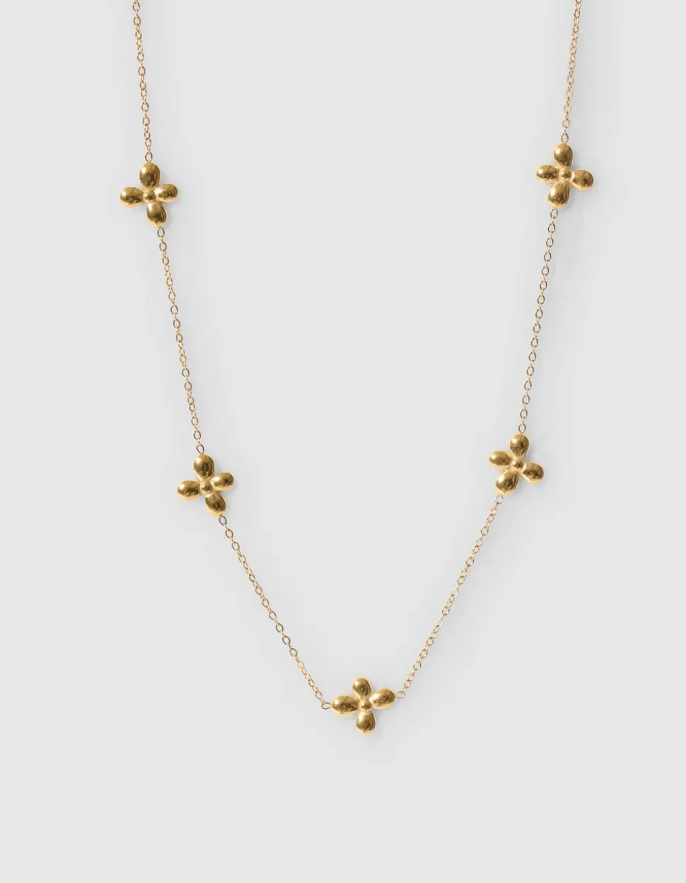 Small Flower Ketting Goud