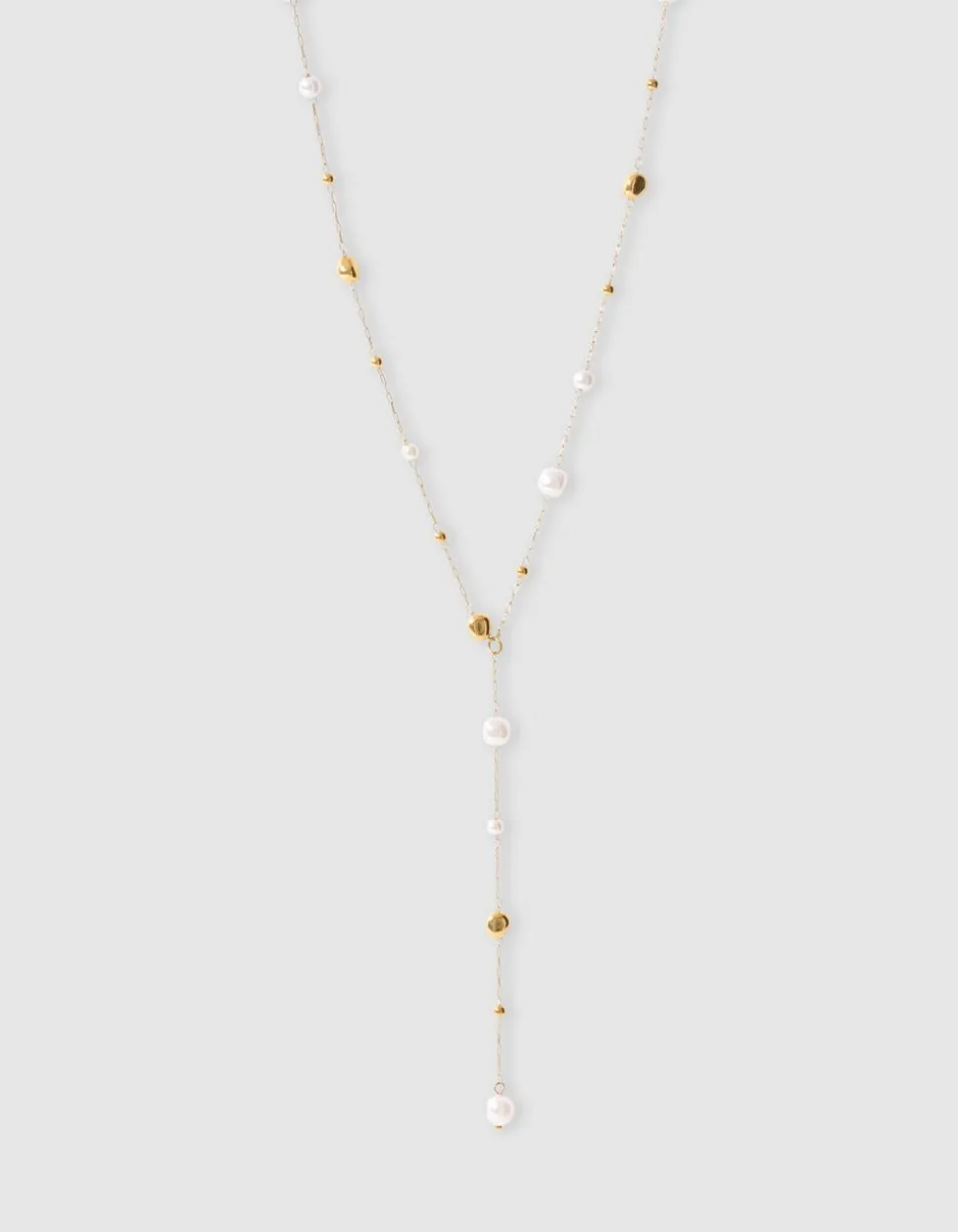 Small Pearl Ketting Goud