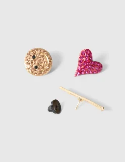Smile Broche Set Goud