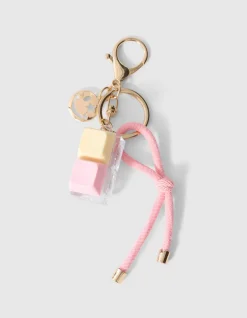 Smile Click Sleutelhanger Roze