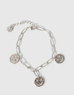 Smiley Armband Zilver