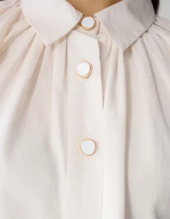 Soft Twill Blouse Gebroken Wit