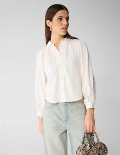 Soft Twill Blouse Gebroken Wit