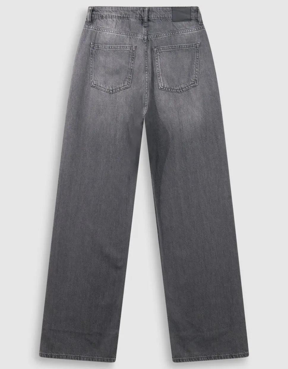 Soft Wide Leg Fit Jeans Grijs