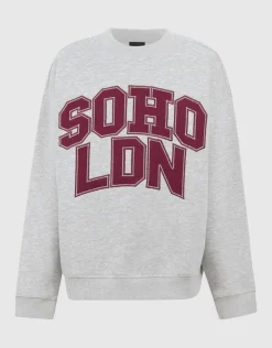 Soho Londen Sweater Lichtgrijs