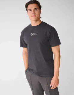 Spark Logo Artwork T-shirt Donkergrijs