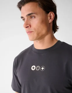 Spark Logo Artwork T-shirt Donkergrijs