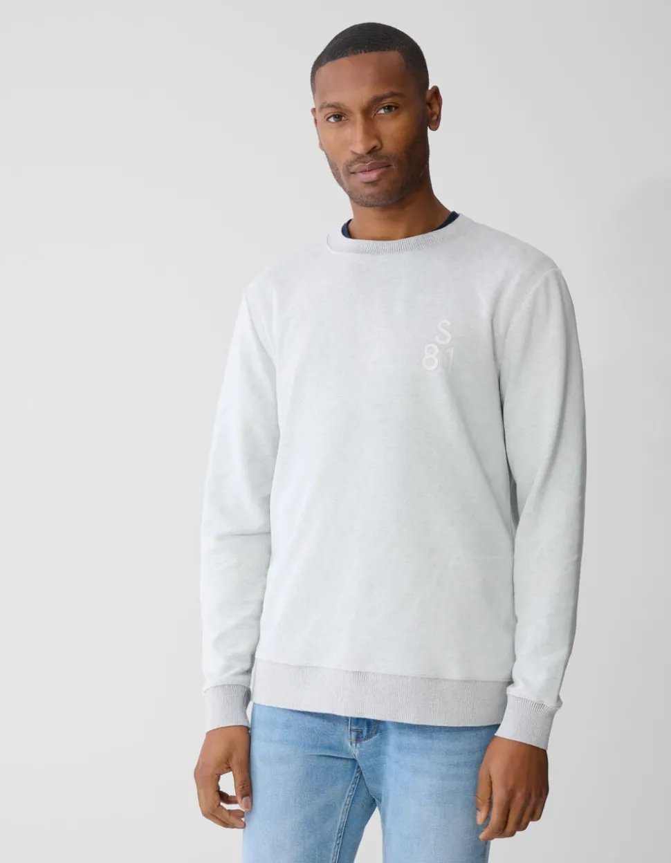 Spark Logo Sweater Lichtgrijs