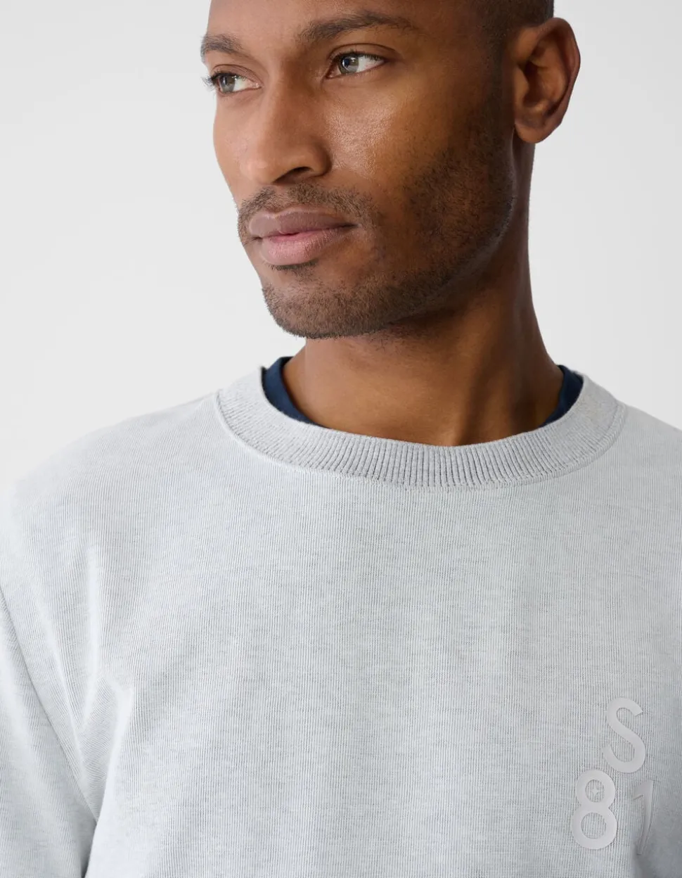 Spark Logo Sweater Lichtgrijs