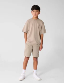 Spark Washed T-shirt Taupe