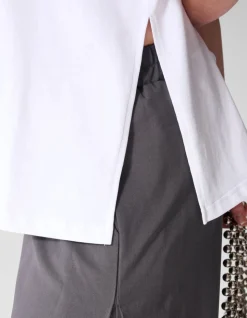 Split T-shirt Wit