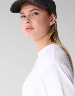 Split T-shirt Wit