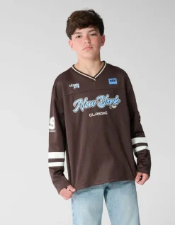 Sport Artwork Longsleeve Donkerbruin