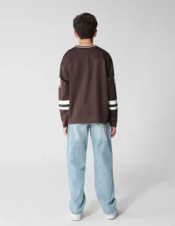 Sport Artwork Longsleeve Donkerbruin