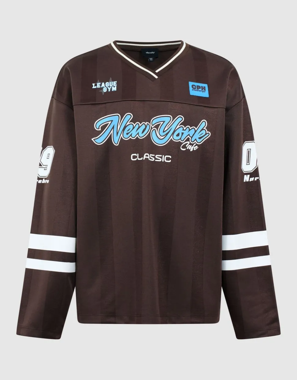 Sport Artwork Longsleeve Donkerbruin