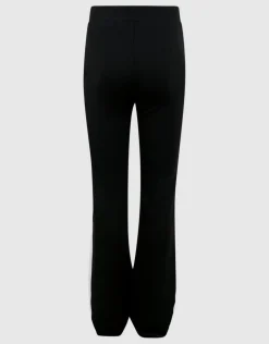 Sporty Flared Broek Zwart