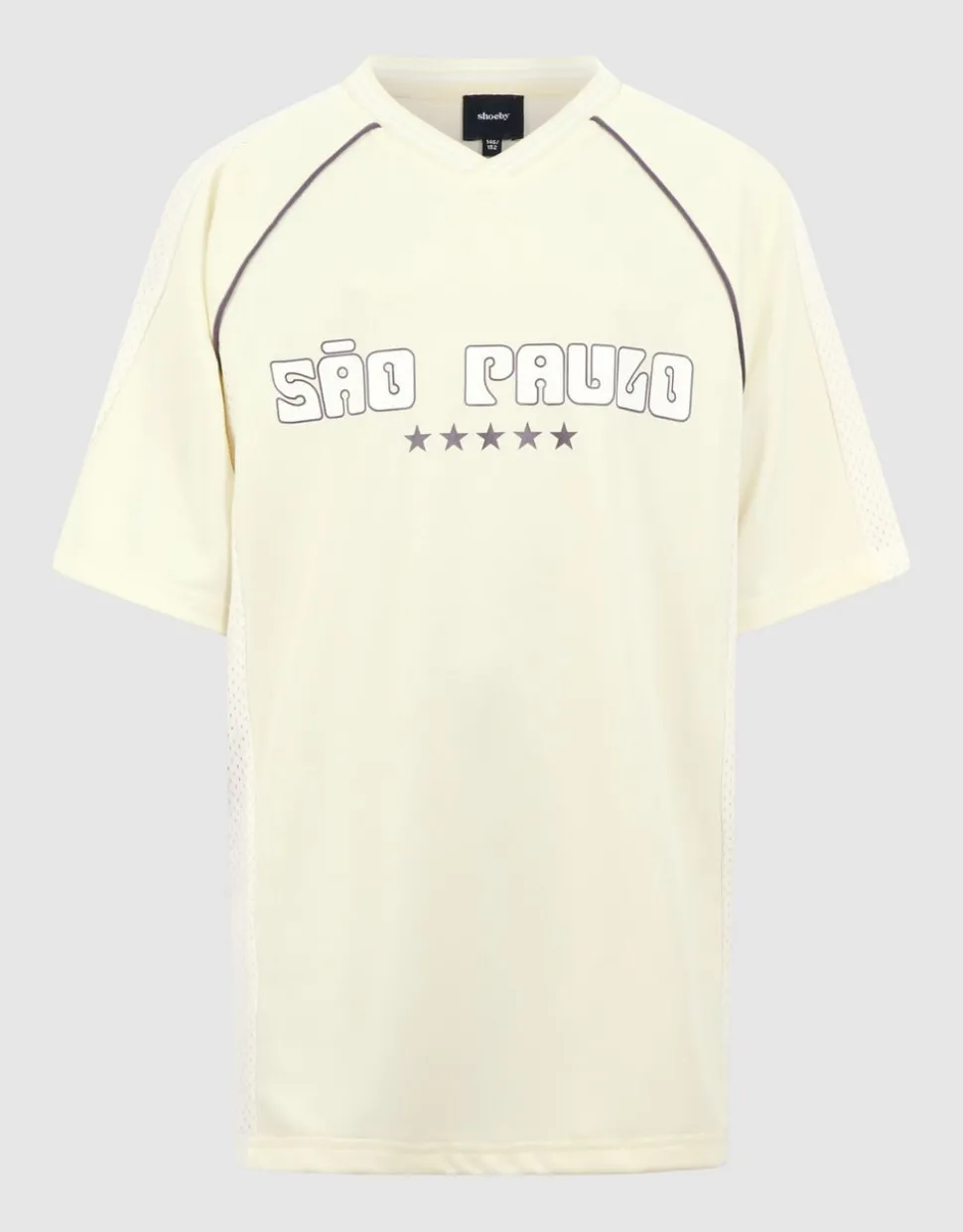 Sporty Oversized T-shirt Lichtgeel