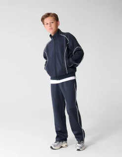 Sporty Piping Jack Donkerblauw