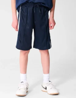 Sporty Stripe Short Donkerblauw
