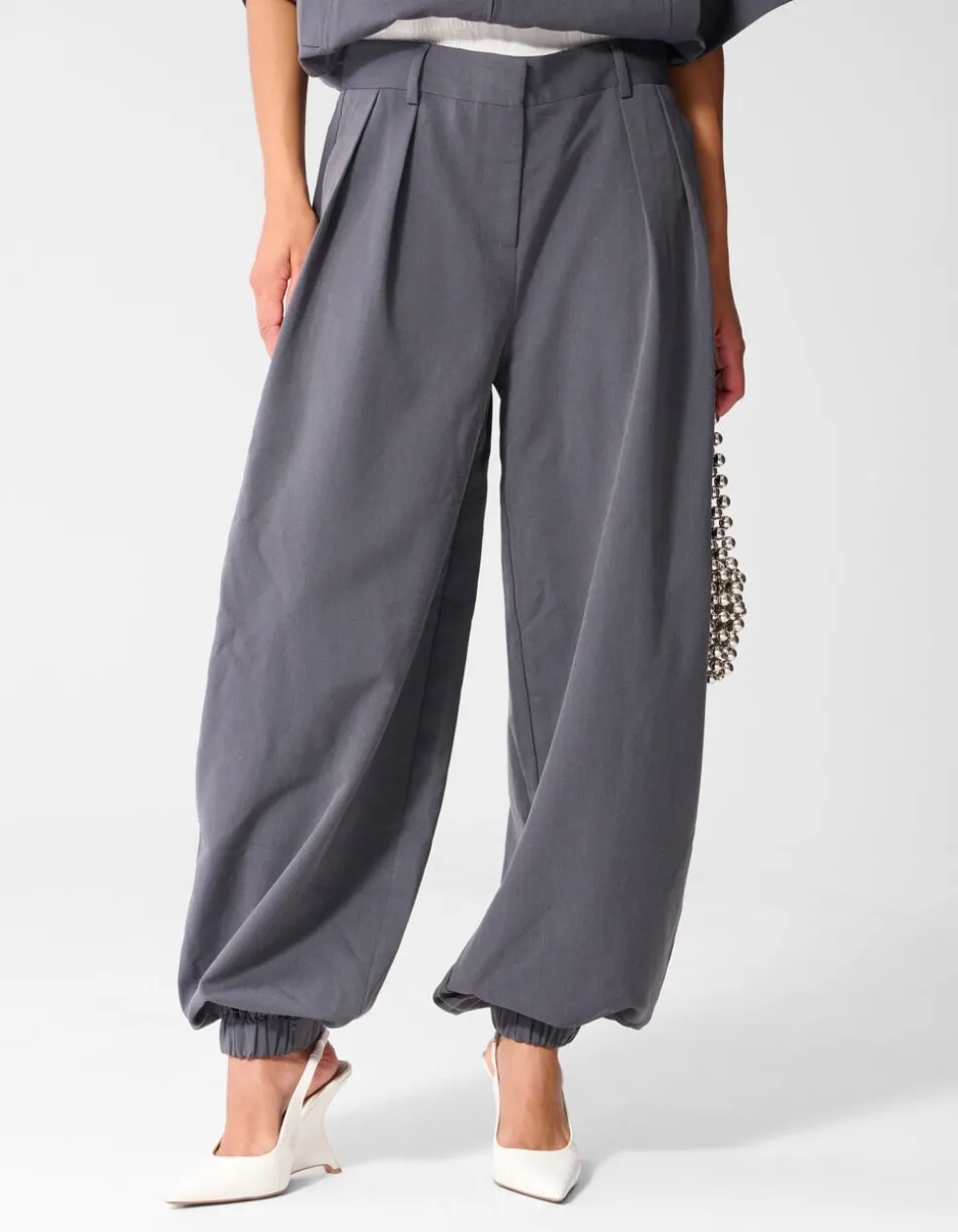 Sporty Suit Broek Grijs