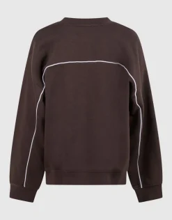 Sporty Sweater Donkerbruin