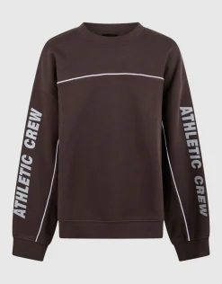 Sporty Sweater Donkerbruin
